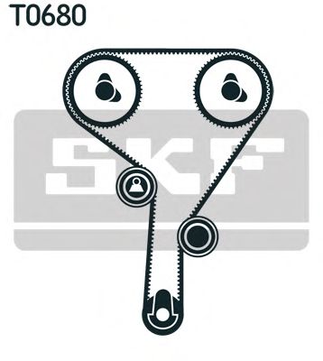 VKMA 05260 SKF Комплект ГРМ (ремінь + ролик)1
